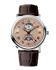 Frederique Classics Heart Beat Moonphase Date Automatic 40 MM Salmon Dial Watch FC-335MCSALB4P26