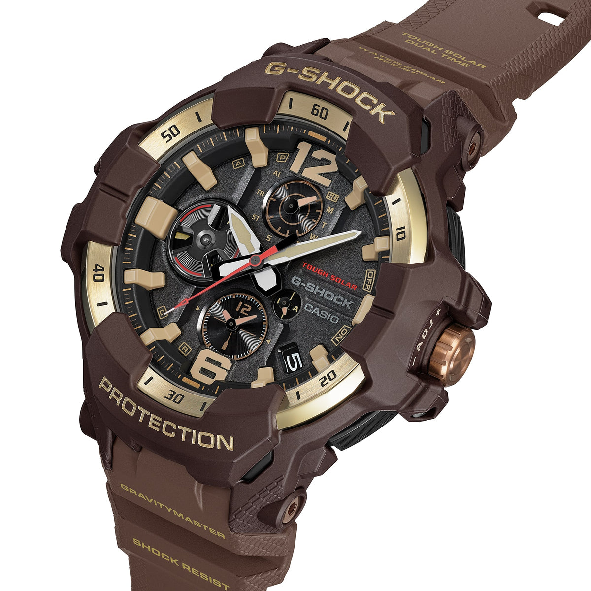Casio G-Shock Gravitymaster GR-B300H-5A case and band detail