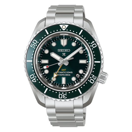 Seiko Prospex Sea 1968 Heritage Diver's GMT SS 42 MM Green Dial Watch HBC001J1