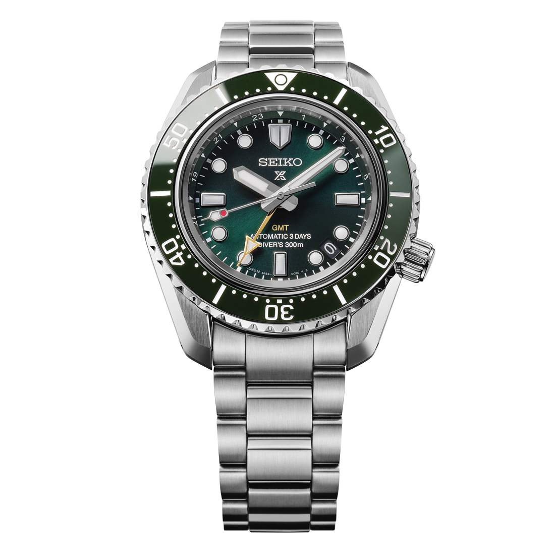 Seiko Prospex Sea 1968 Heritage Diver's GMT SS 42 MM Green Dial Watch HBC001J1