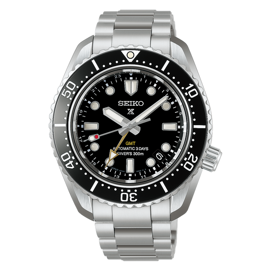 Seiko Prospex Sea 1968 Heritage Diver's GMT SS 42 MM Black Dial Watch HBC002J1