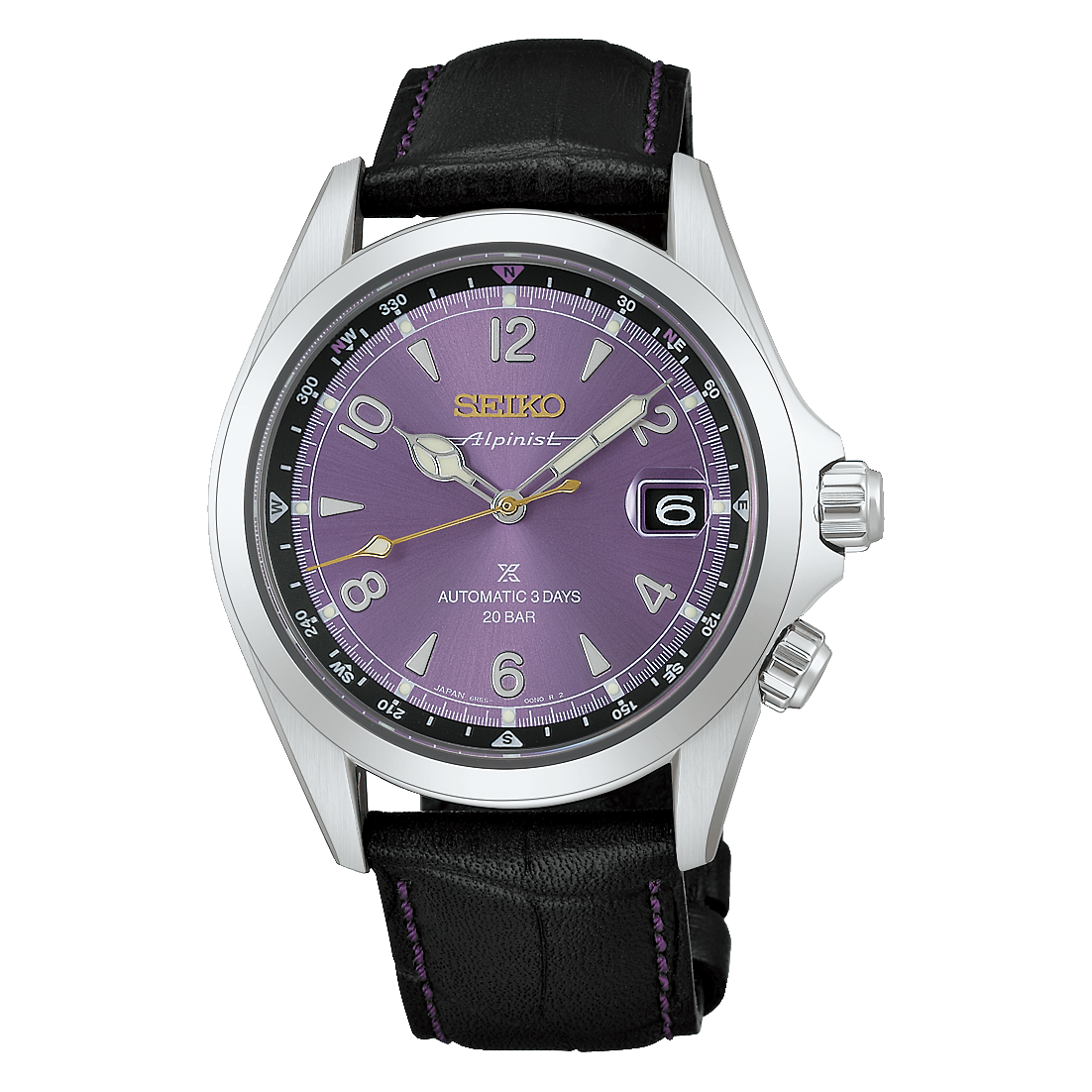 Seiko Prospex Land HBC006J1 39.5mm Edo Purple 145th Anniversary Limited Edition watch