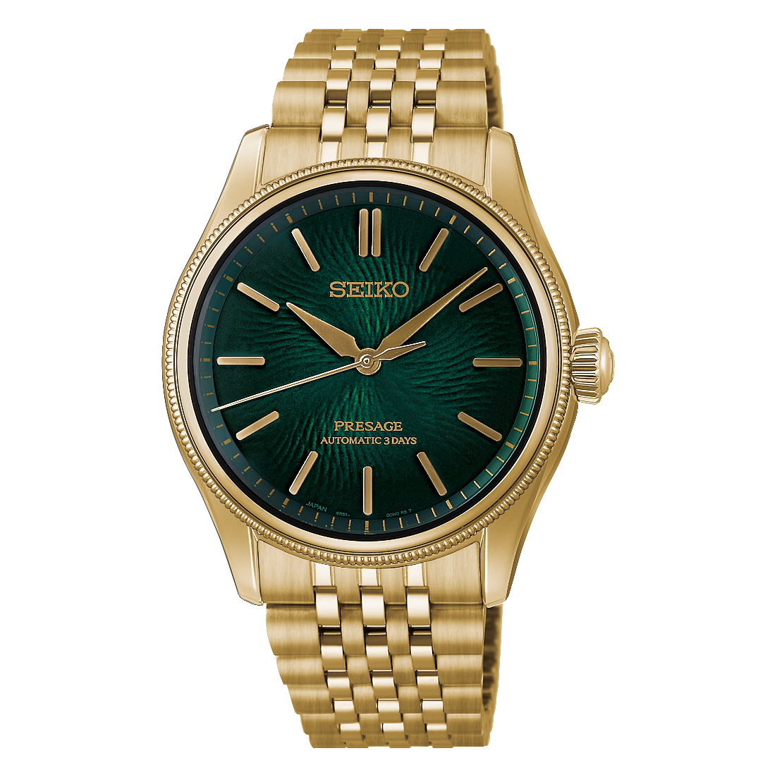 Seiko Presage Tradman's Bonsai Limited Edition HCC009J1 pine green dial automatic watch