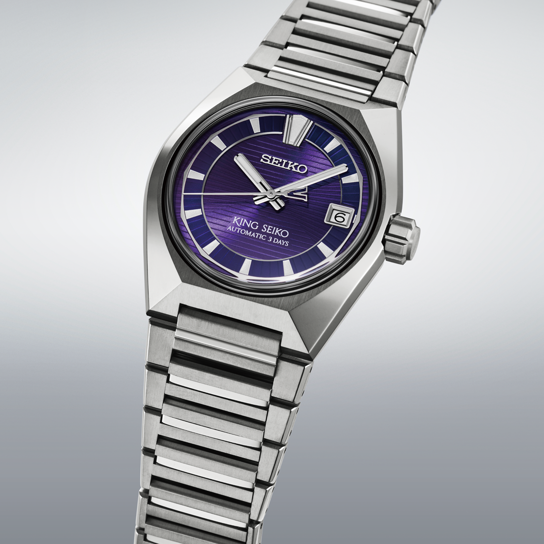 King Seiko VANAC 41 MM Stainless Steel Automatic Watch HKF001J1