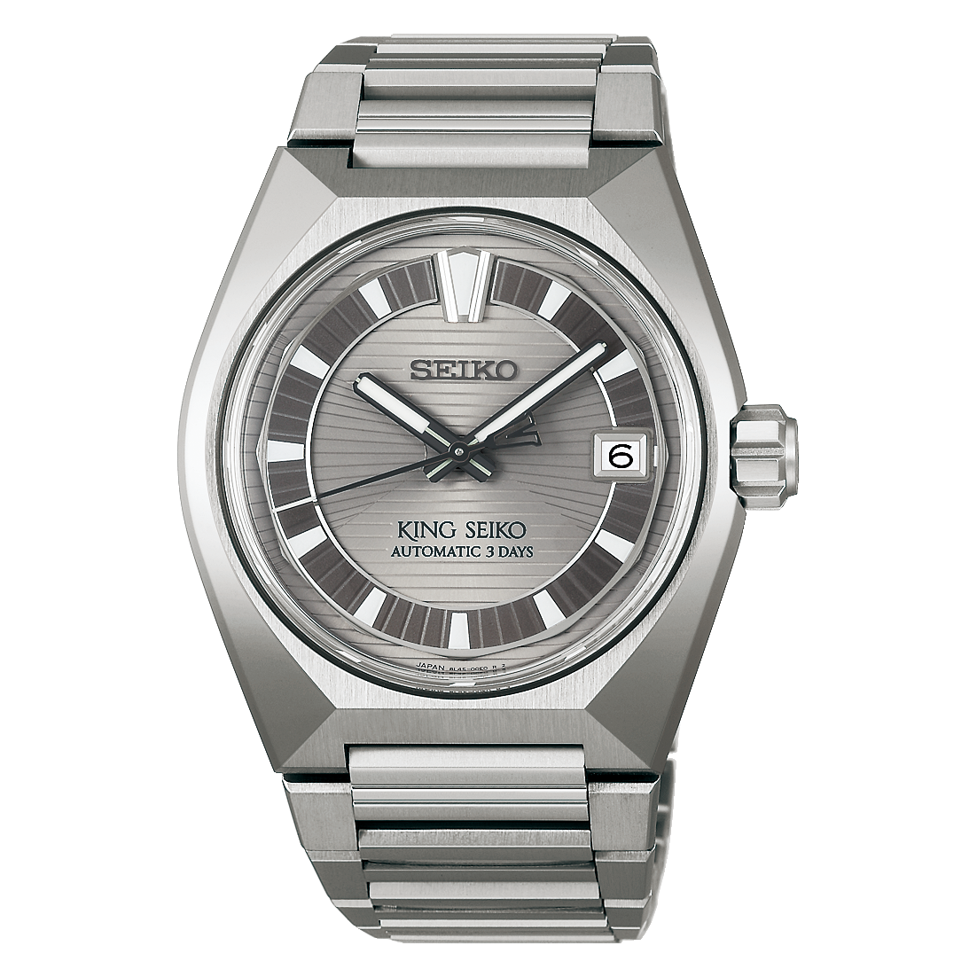 King Seiko VANAC 41 MM Stainless Steel Automatic Watch HKF002J1