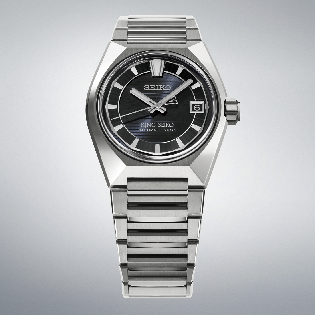 King Seiko VANAC 41 MM Stainless Steel Automatic Watch HKF003J1