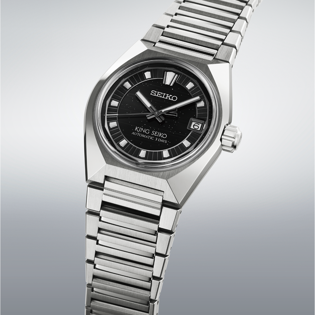 King Seiko VANAC HKF005J1 Tokyo by Night dial close-up