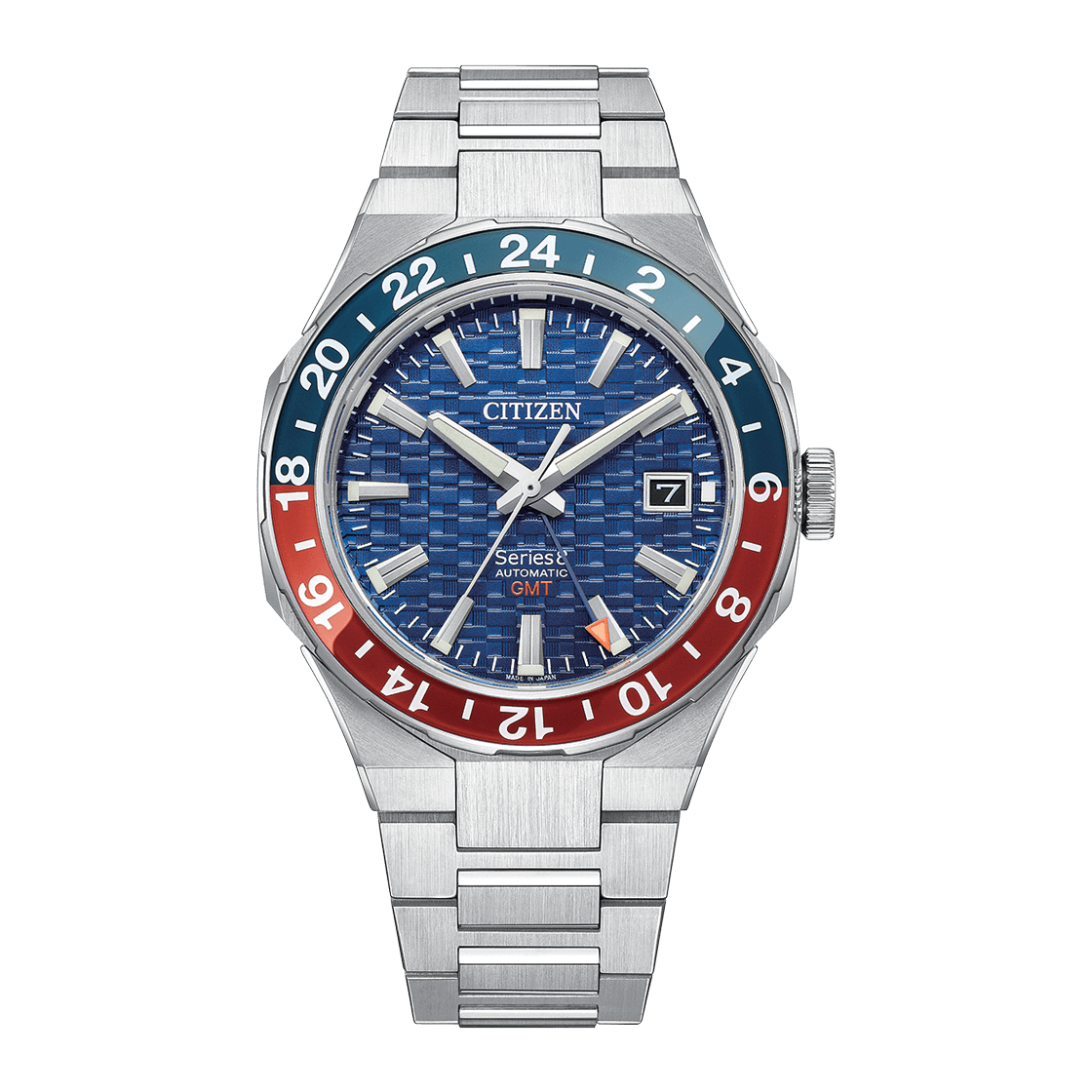 CITIZEN Series 8 Automatic Stainless Steel 41 MM Blue Dial Watch NB6030-59L