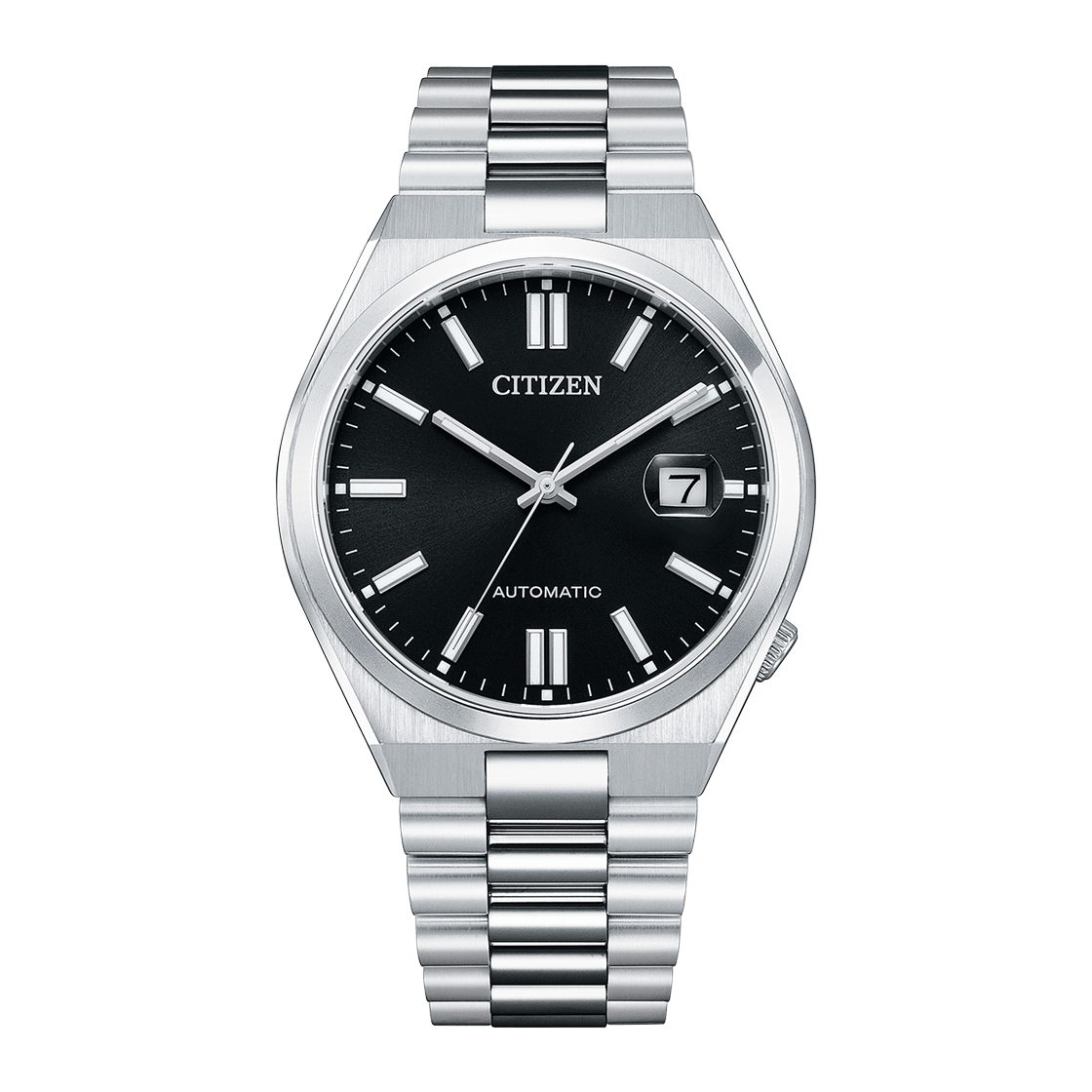 CITIZEN Mechanical Automatic Stainless Steel 40 MM Black Dial Watch NJ0150-81E