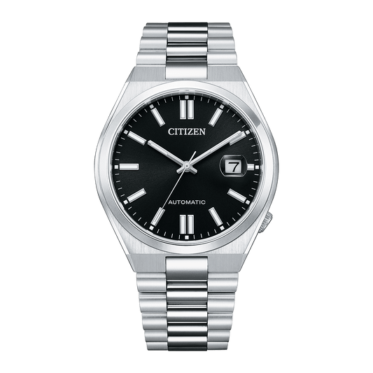 CITIZEN Mechanical Automatic Stainless Steel 40 MM Black Dial Watch NJ0150-81E
