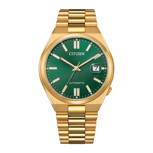 CITIZEN Mechanical Automatic Stainless Steel 40 MM Green Dial Watch NJ0152-51X
