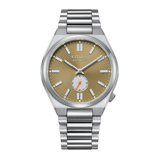 CITIZEN Mechanical Automatic Stainless Steel 40 MM Gold Dial Watch NK5010-51X