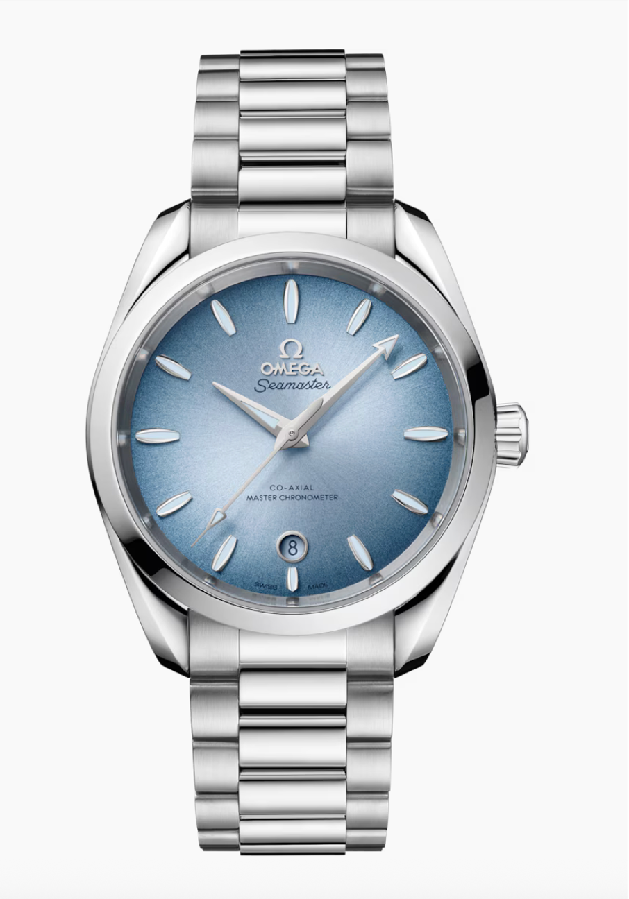 Omega Seamaster AQUA Terra 150M 38 MM Steel Blue Dial Watch 220.10.38.20.03.004