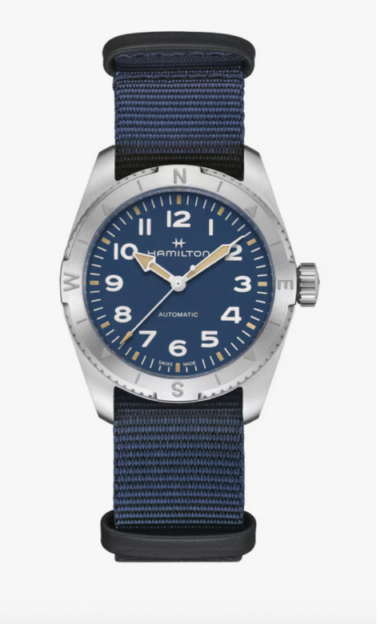 Hamilton Khaki Field Expedition Automatic 37 MM Blue Dial Watch H70225940