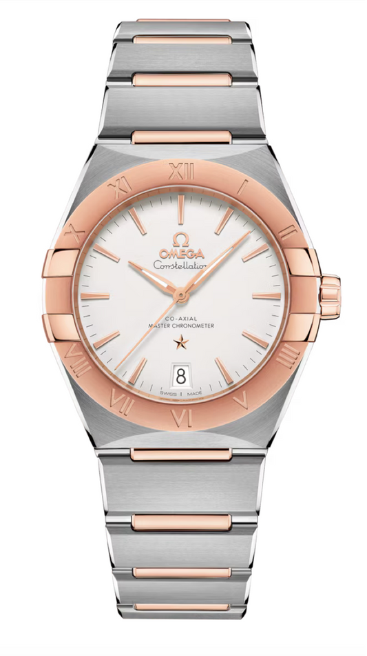 Omega Constellation 36 MM Steel Silver Dial Watch 131.20.36.20.02.001
