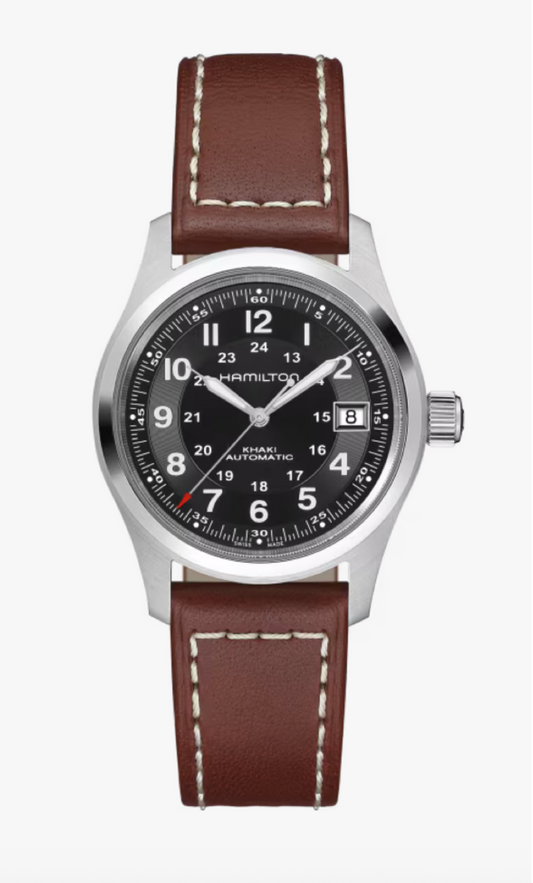 Hamilton Khaki Field Automatic 38 MM Black Dial Watch H70455533