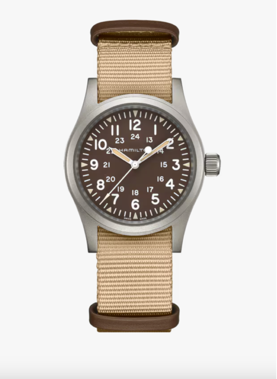 Hamilton Khaki Field Mechanical 38 MM Brown Dial Watch H69439901