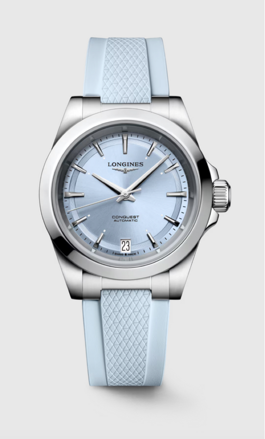 Longines Conquest Magnetic Resistant 34MM Automatic Stainless Steel Sunray Blue Dial Watch L34304929