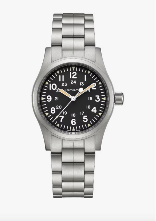 Hamilton Khaki Field Mechanical 38 MM Black Dial Watch H69439131