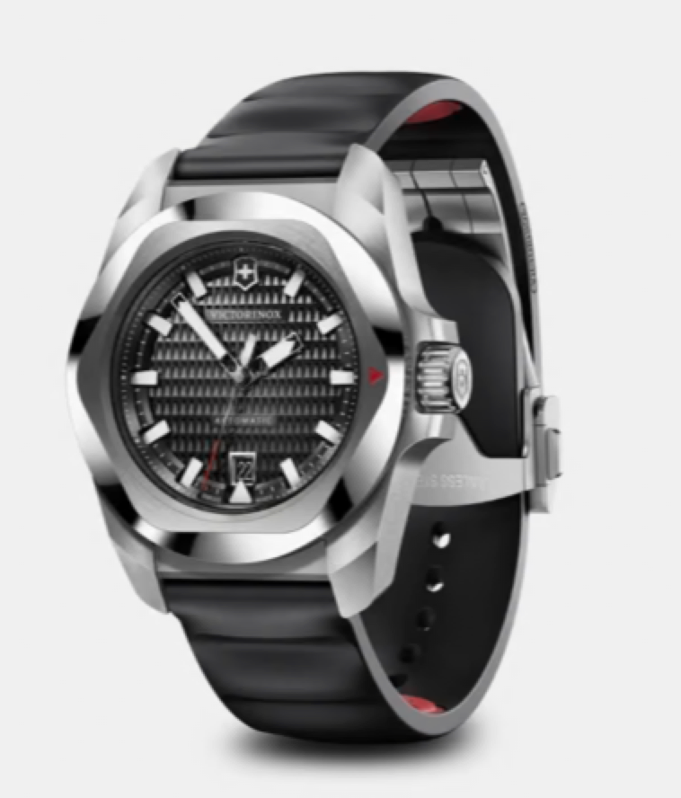 Victorinox I.N.O.X. Automatic 41 MM Black Bracelet Black Dial Watch 242039