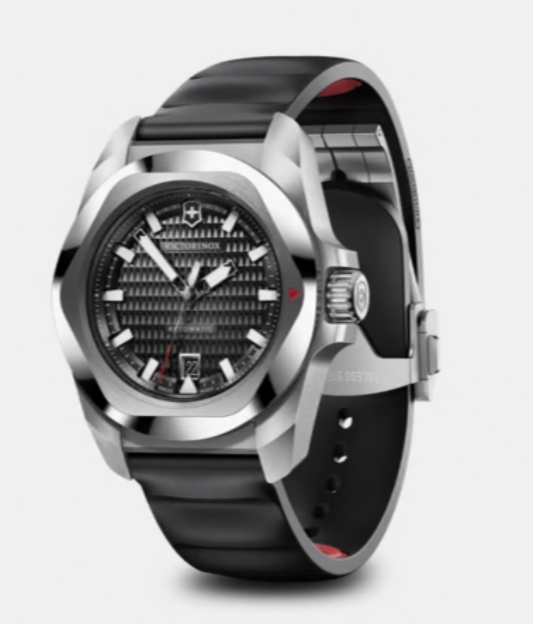 Victorinox I.N.O.X. Automatic 41 MM Black Bracelet Black Dial Watch 242039