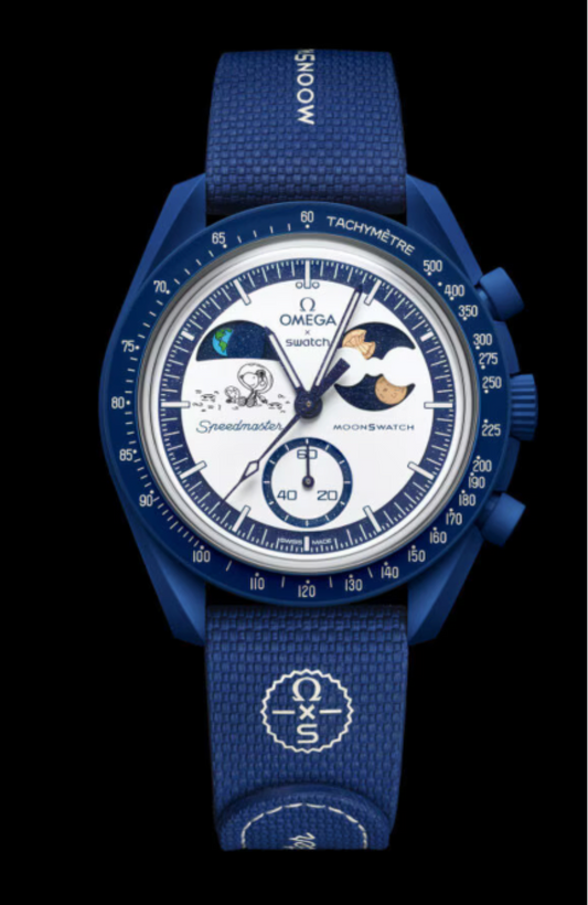 Omega × Swatch MoonSwatch Mission to Earthphase Moonshine Gold Watch SO33N704L