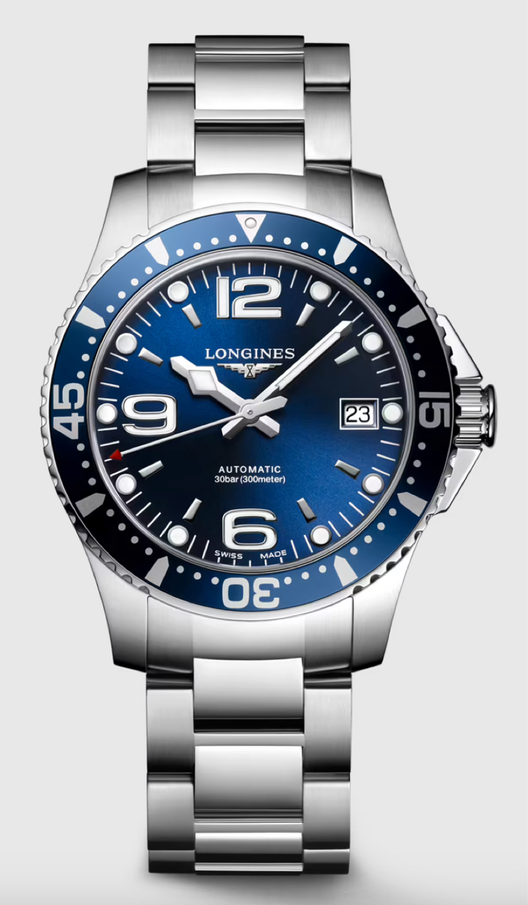 Longines Hydroconquest 39 MM Blue Dial Automatic Stainless Steel Watch L37414966