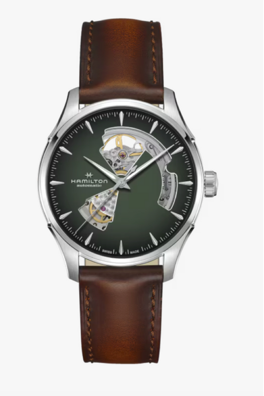 Hamilton Jazzmaster Open Heart Automatic 40 MM Green Dial Watch H32675560