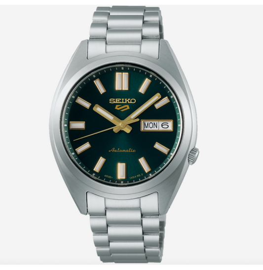 Seiko 5 Sports Series 38 MM SS Dark Green Dial Automatic Watch SRPL57K1