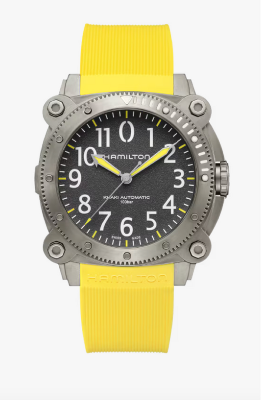 Hamilton Khaki Navy BELOWZERO Automatic Titanium 46 MM Grey Dial Watch H78535380
