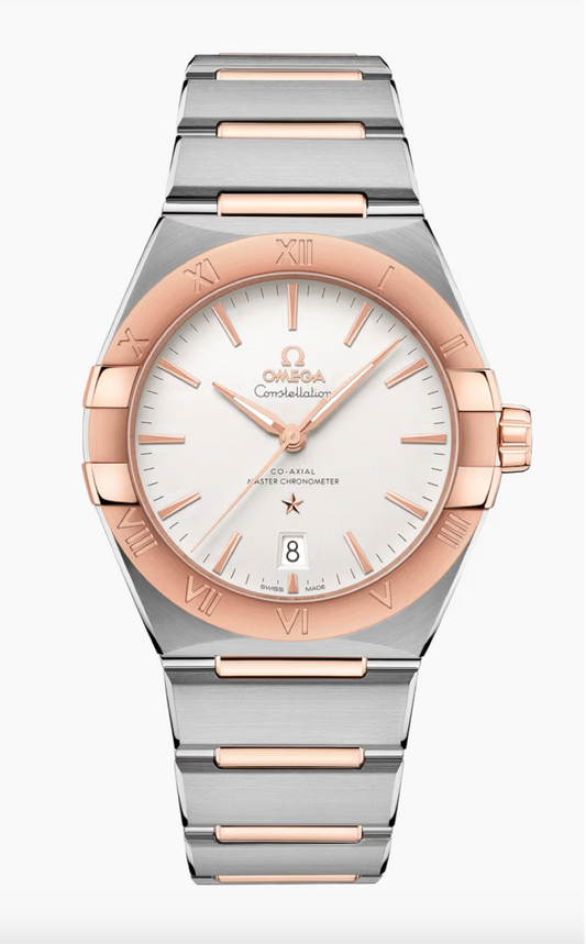 Omega Constellation 39 MM Steel Silver Dial Watch 131.20.39.20.02.001
