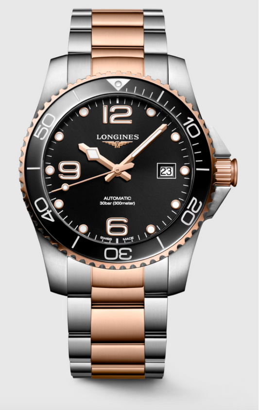 Longines Hydroconquest 41 MM Stainless Steel Black Dial Automatic Watch L37823587