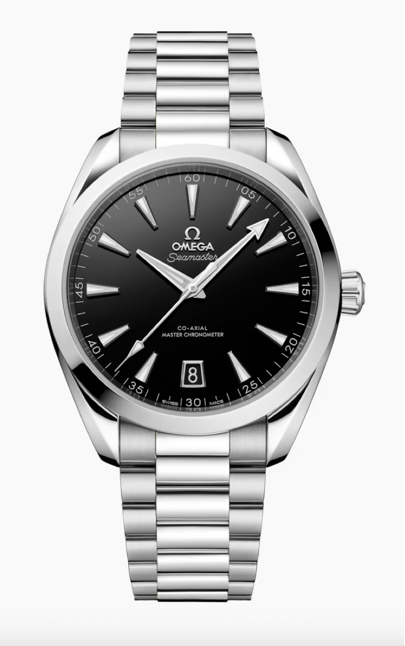 Omega Seamaster AQUA Terra 150M 41 MM Steel On Steel Black Dial Watch 220.10.41.21.01.002