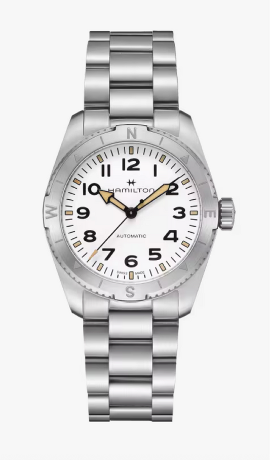 Hamilton Khaki Field Expedition Automatic 37 MM White Dial Watch H70225110