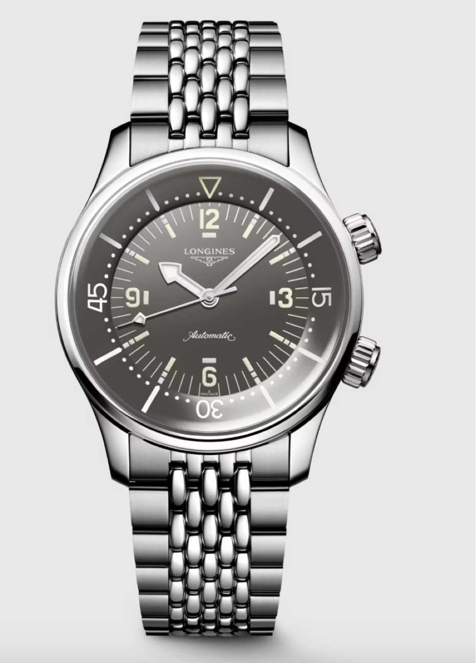 Longines Legend Diver 39MM Automatic Grey Dial Watch L37644996