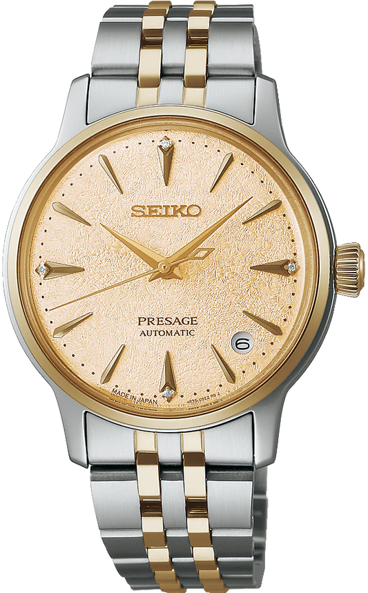 Seiko Presage Cocktail Time Automatic 34 MM Stainless Steel  Watch SRPL64J1