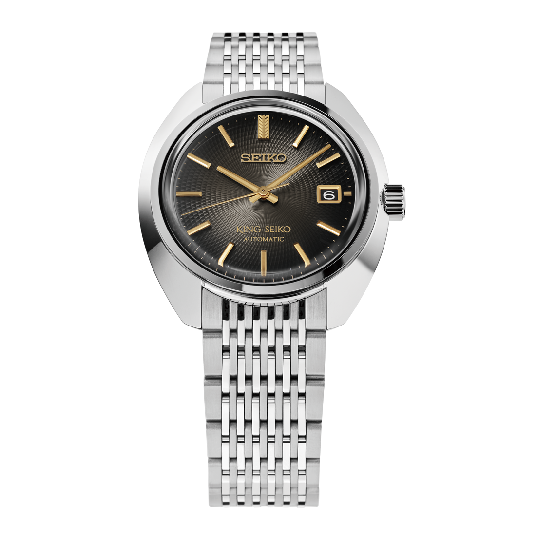 King Seiko KS1969 LE 39.4 MM Stainless Steel Automatic Brown Dial Watch SJE121J1