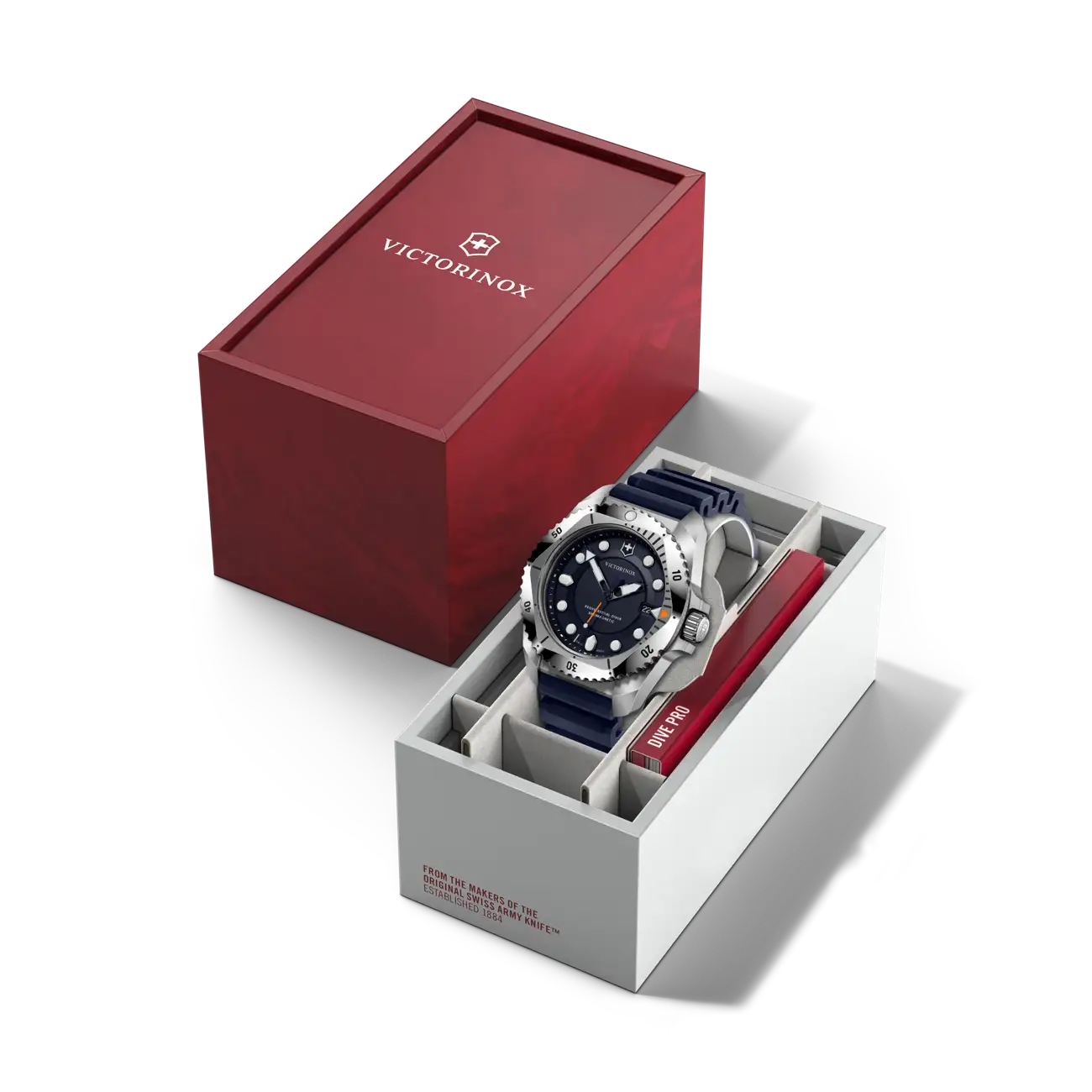 Victorinox Dive PRO Quartz 43 MM Blue Bracelet Blue Matt Dial Watch 241991