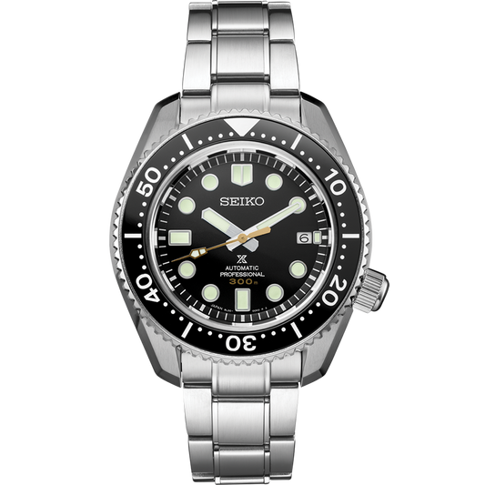 Seiko Prospex Sea Marinemaster 44.3 MM SS Automatic Black Dial Watch SLA021J1