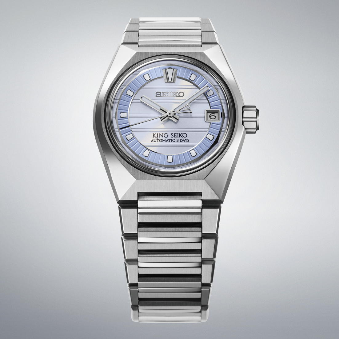 King Seiko VANAC 41 MM Stainless Steel Automatic Watch SLA091J1