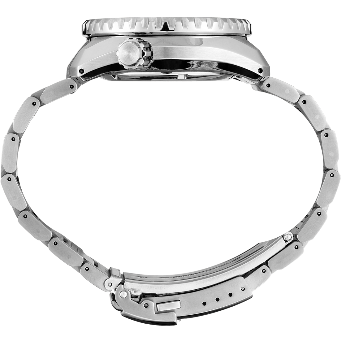 Seiko Prospex LX Line Spring Drive Stainless steel 44.8 MM Black Dial Watch SNR029J1