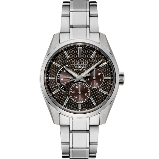 Seiko Presage Sharp Edged Kurotobi Russet 40.2 MM Automatic Watch SPB307J1