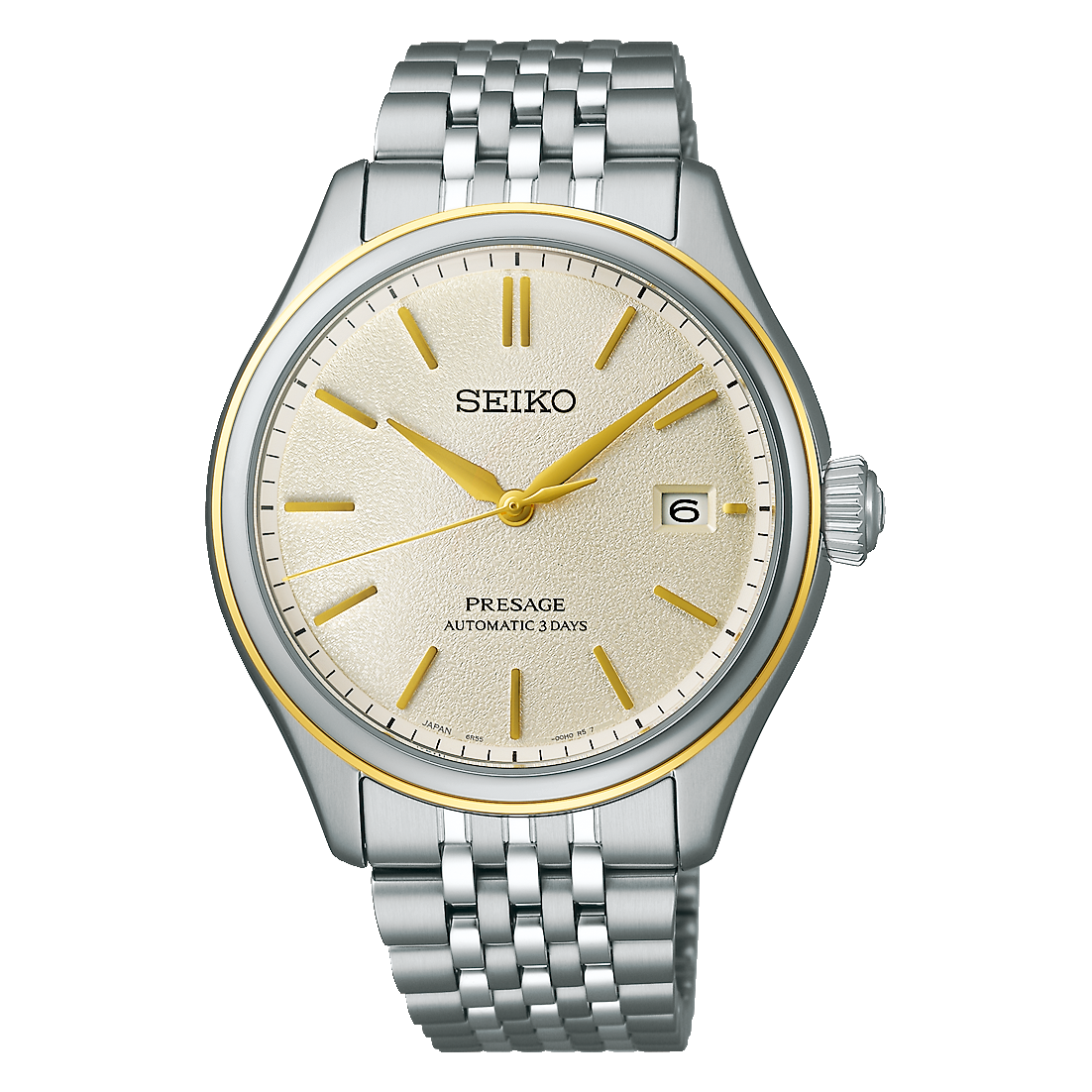Seiko Presage Classic Series Automatic 40.2 MM Steel White Dial Watch SPB478J1