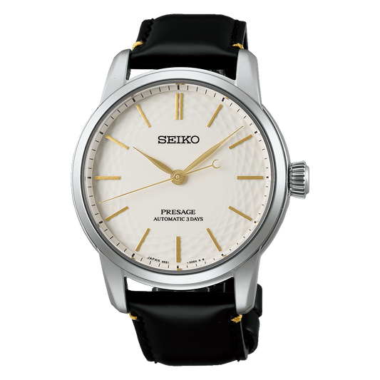 Seiko Presage Classic Series LE Automatic 40.6 MM Stainless Steel White Dial Watch SPB497J1