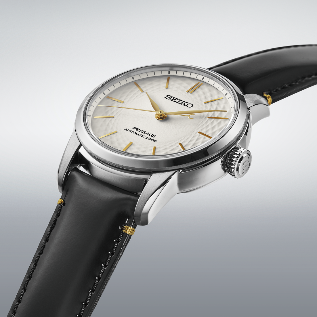 Seiko Presage Classic Series LE Automatic 40.6 MM Stainless Steel White Dial Watch SPB497J1