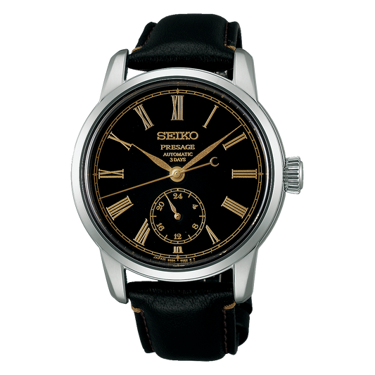 Seiko Presage Classic Series Automatic 40.2 MM Stainless Steel Black Dial Watch SPB499J1
