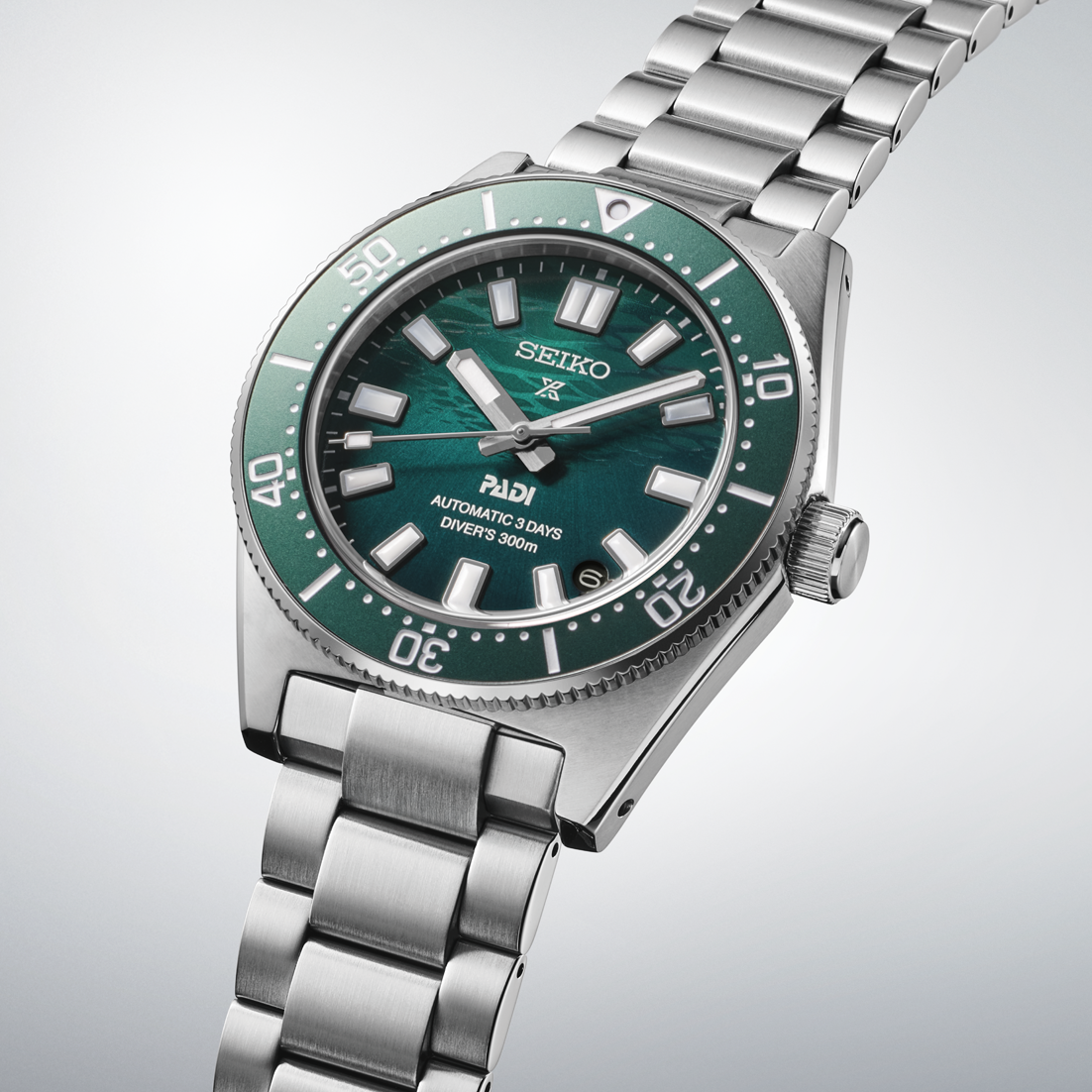 Seiko Prospex Sea 1965 Heritage Diver's  Stainless Steel 40 MM Green Dial Watch SPB501J1