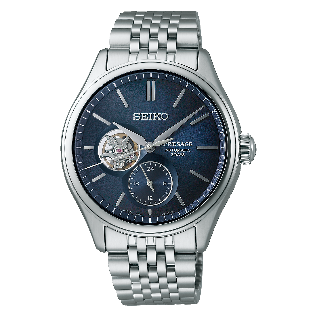 Seiko Presage Classic Series Automatic 40.2 MM Stainless Steel Blue Dial Watch SPB527J1
