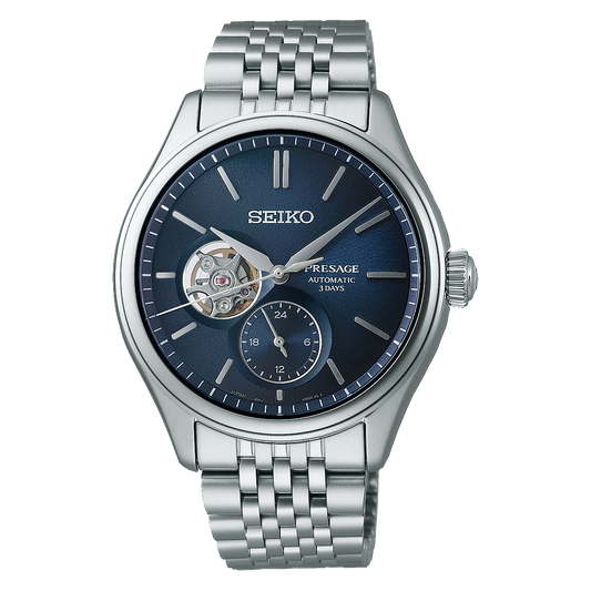 Seiko Presage Classic Series Automatic 40.2 MM Stainless Steel Blue Dial Watch SPB527J1