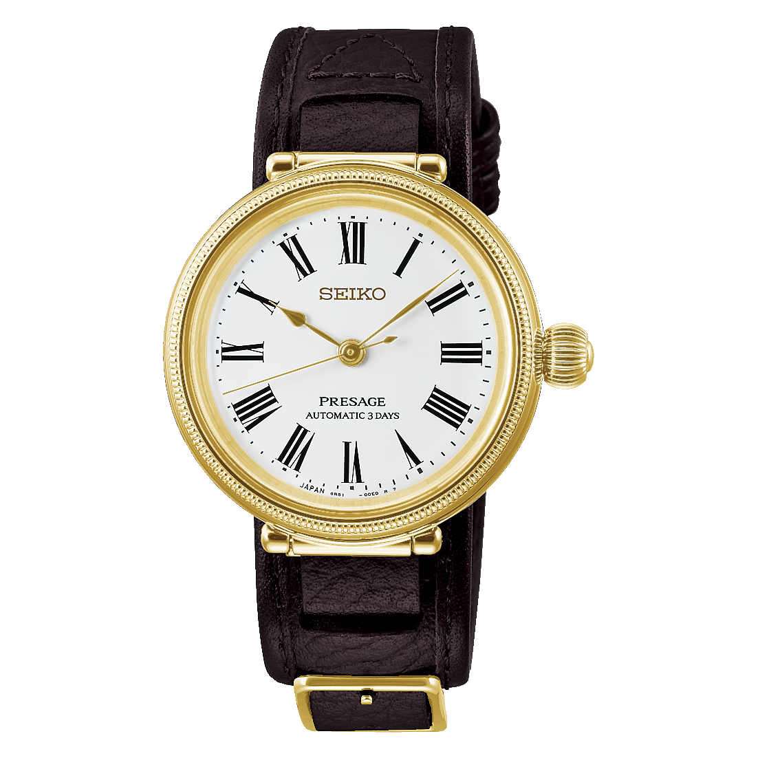 Seiko Presage Classic Series LE Automatic 35MM Stainless Steel White Dial Watch SPB538J1